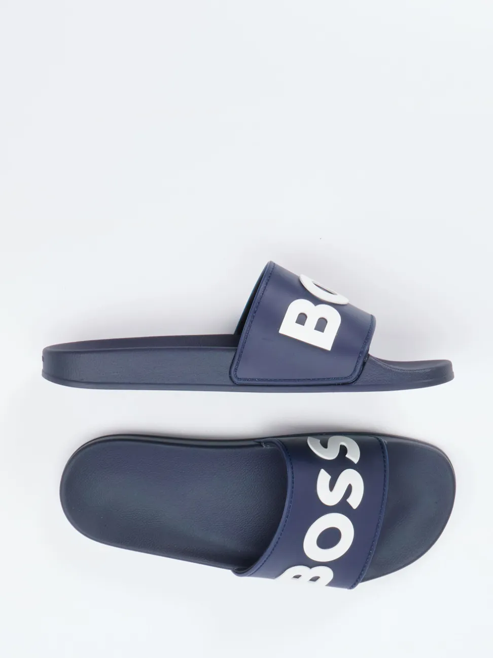 Boss – Pantolette aus Synthetik in Dunkelblau
