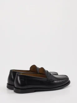 Boss – Penny Loafer aus Leder schwarz