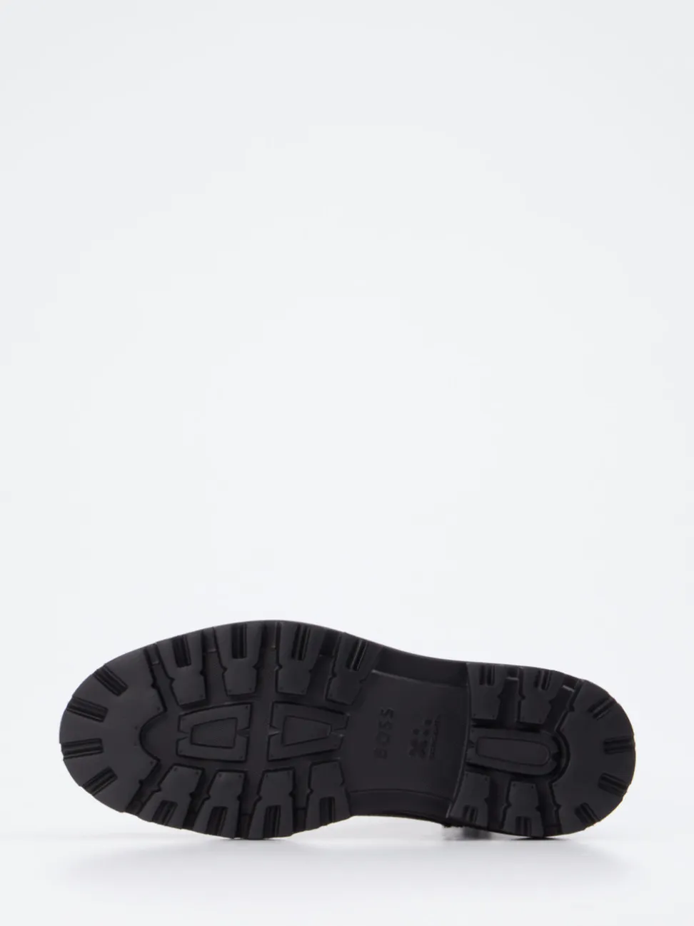 Boss – Schnürboots aus Kalbleder schwarz