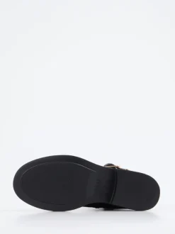 Boss – Schnürboots aus Lammleder schwarz