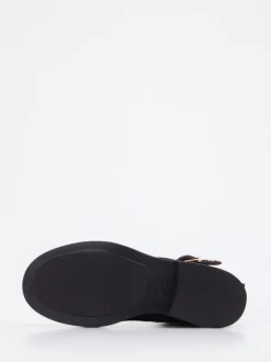 Boss – Schnürboots aus Veloursleder dunkelbraun