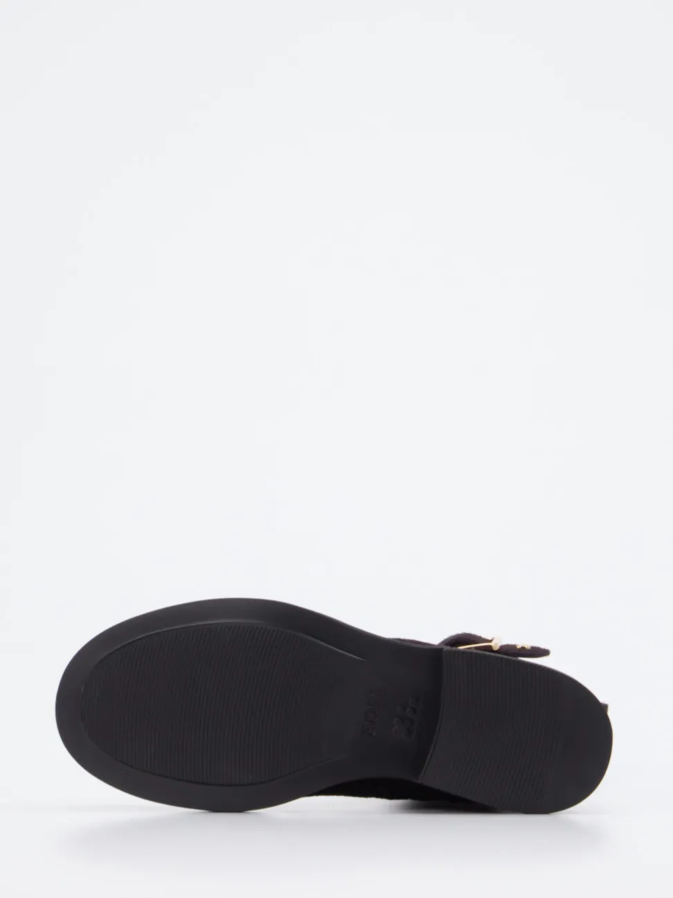 Boss – Schnürboots aus Veloursleder dunkelbraun