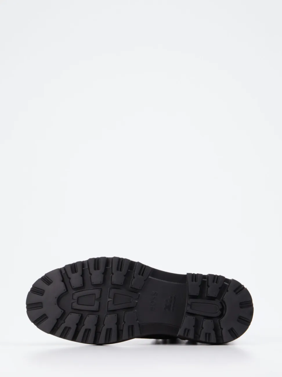 Boss – Schnürboots aus Veloursleder dunkelbraun