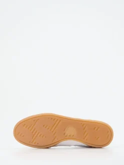 Boss – Sneaker aus Kalbleder in Weiß-Beige