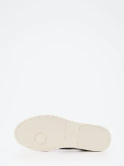 Boss – Sneaker aus Kalbleder in Dunkelbraun