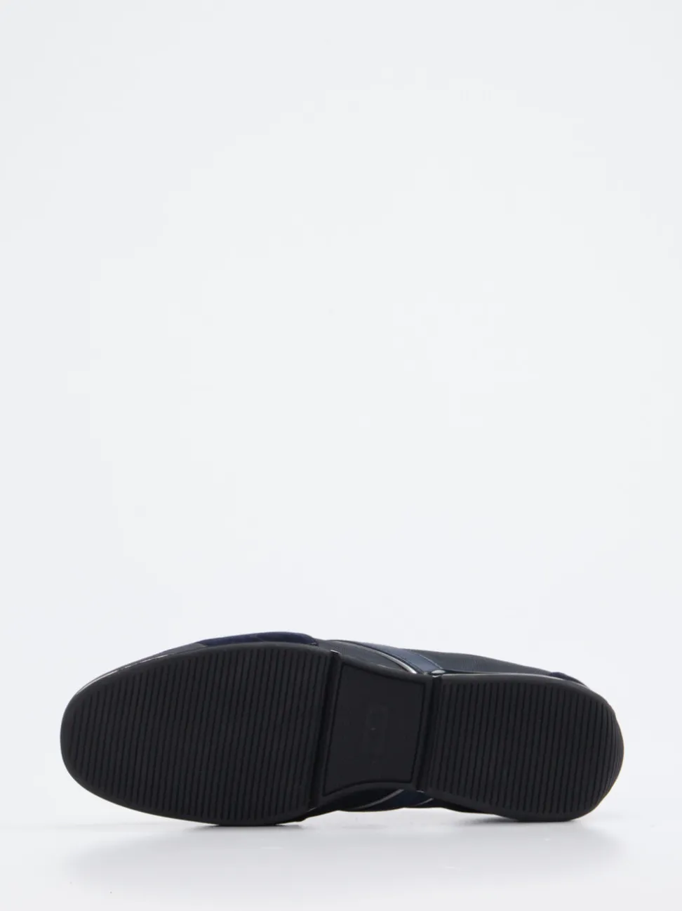 Boss – Sneaker aus Kalbleder und Velours dunkelblau
