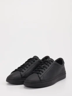 Boss – Sneaker aus Kalbleder in Schwarz