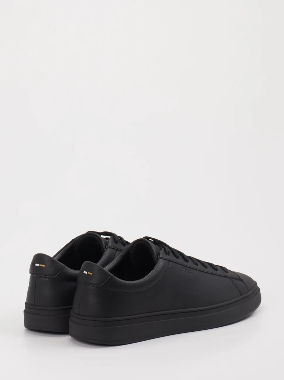 Boss – Sneaker aus Kalbleder in Schwarz