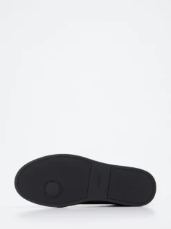 Boss – Sneaker aus Kalbleder in Schwarz