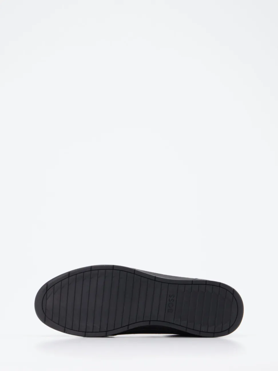 Boss – Sneaker aus Kalbleder in Schwarz
