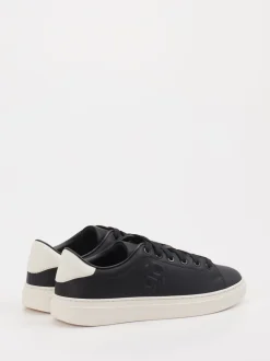 Boss – Sneaker aus Kalbleder in Schwarz