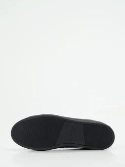 Boss – Sneaker aus Kalbleder schwarz