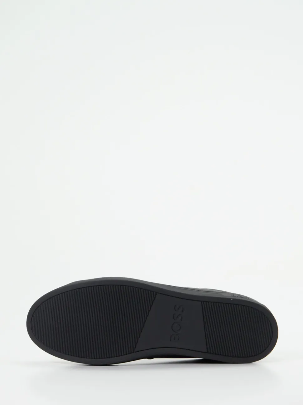 Boss – Sneaker aus Kalbleder schwarz