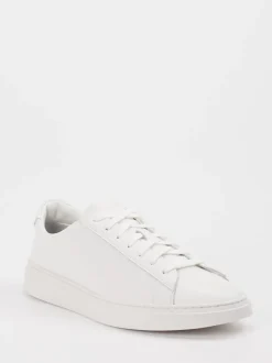 Boss – Sneaker aus Kalbleder in Weiß