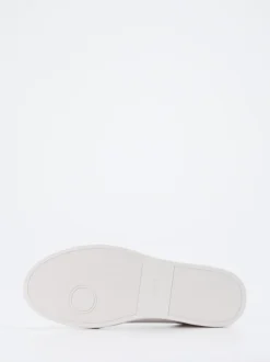 Boss – Sneaker aus Kalbleder in Weiß