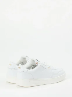 Boss – Sneaker aus Kalbleder in Weiß