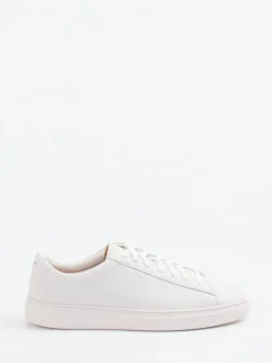 Boss – Sneaker aus Leder in Off-White