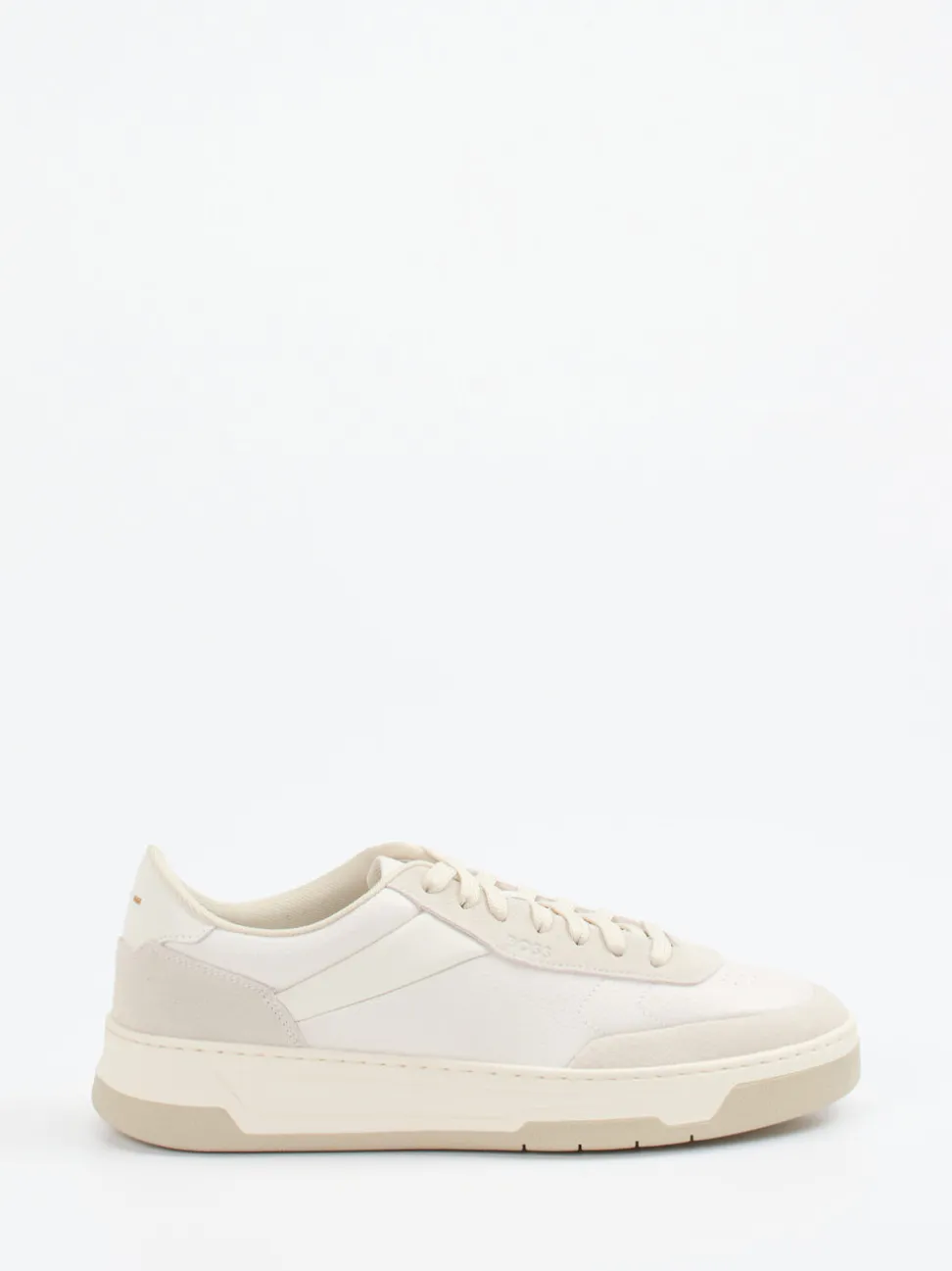 Boss – Sneaker aus Leder in Beige