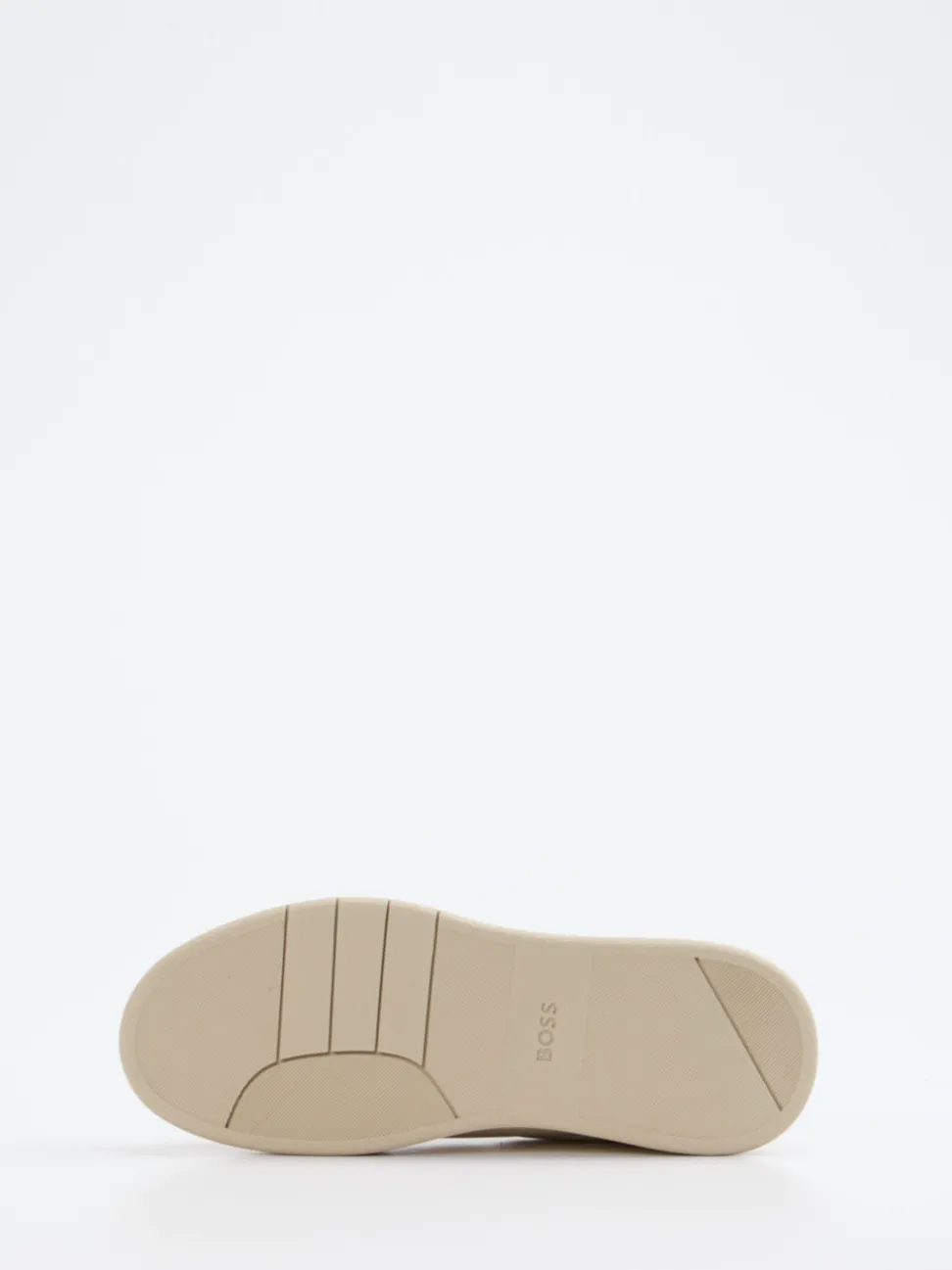 Boss – Sneaker aus Leder in Beige