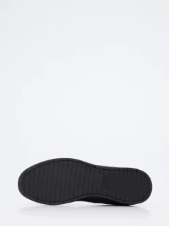 Boss – Sneaker aus Leder in Schwarz