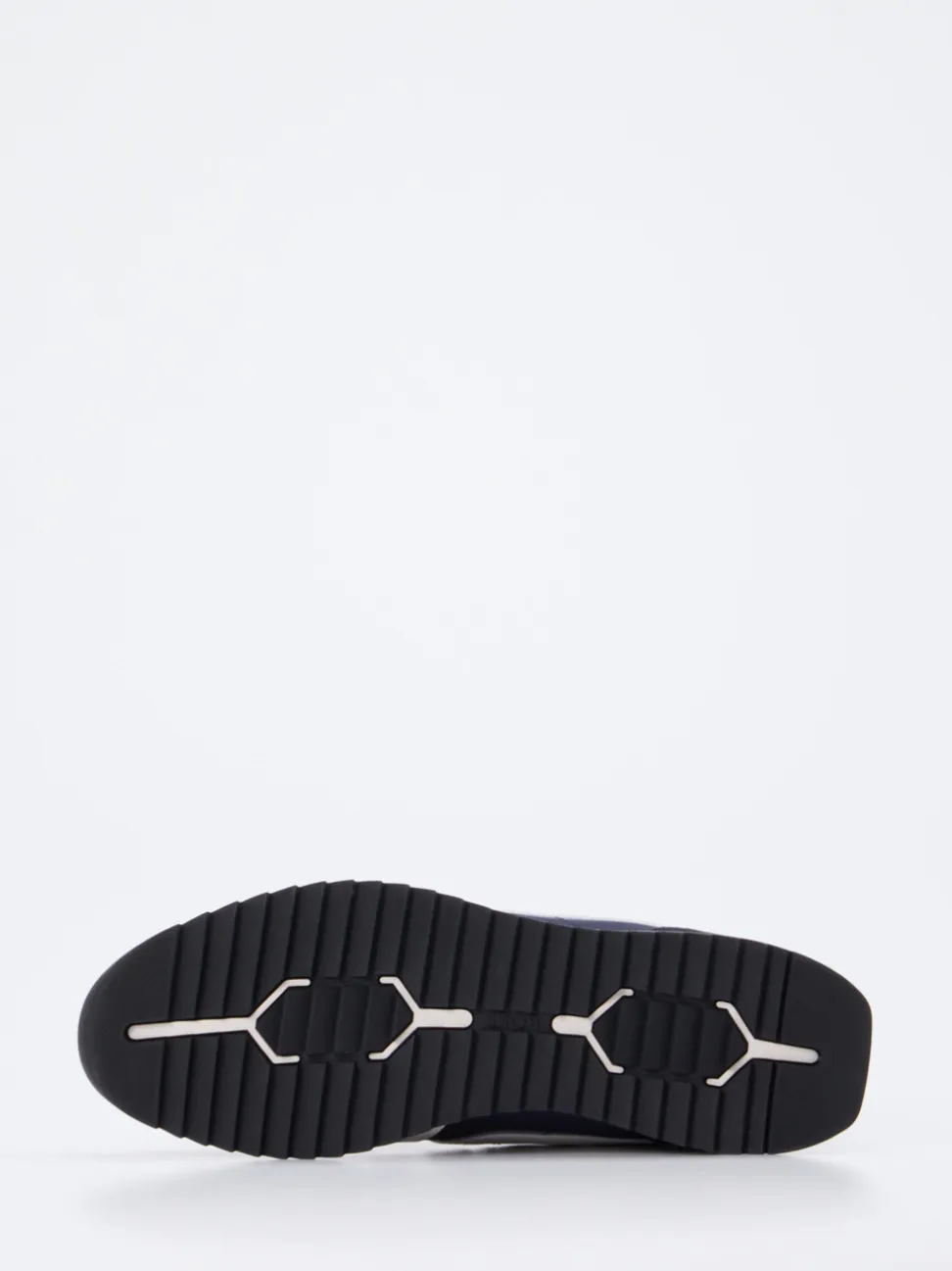 Boss – Sneaker aus Textil und Veloursleder Dunkelblau
