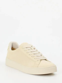 Boss – Sneaker aus Veloursleder beige