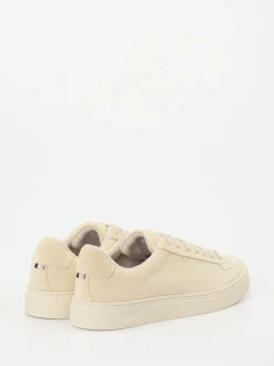 Boss – Sneaker aus Veloursleder beige