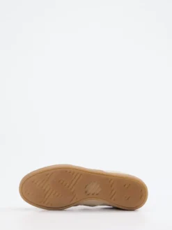 Boss – Sneaker aus Veloursleder in Beige