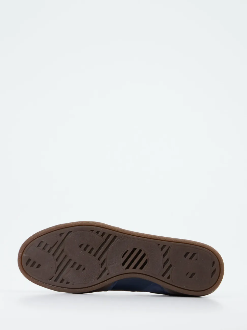 Boss – Sneaker aus Veloursleder Dunkelblau