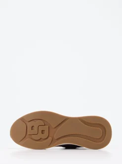 Boss – Sneaker aus Veloursleder dunkelbraun