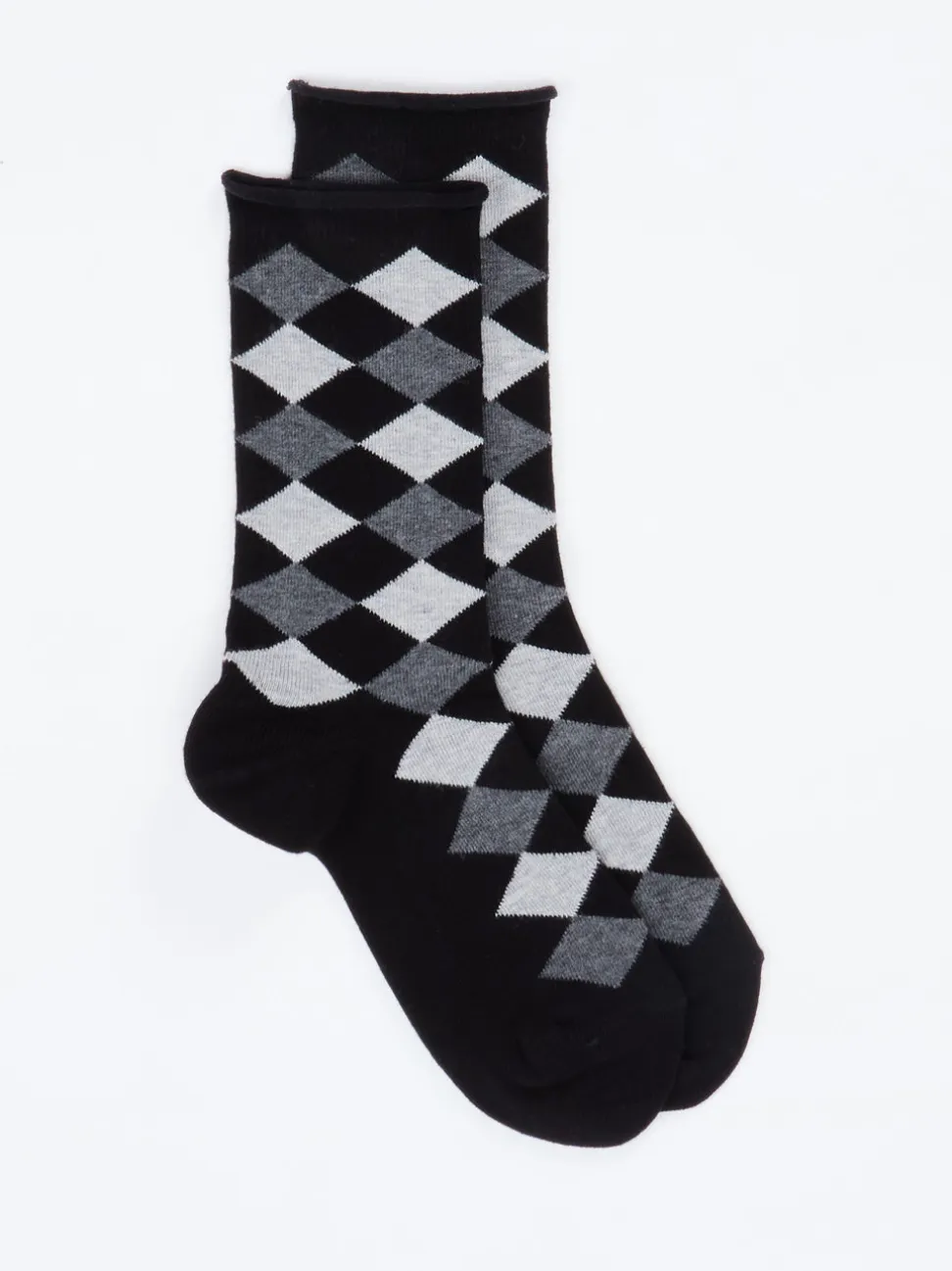 Burlington – Crew-Socken aus Baumwollmix Schwarz