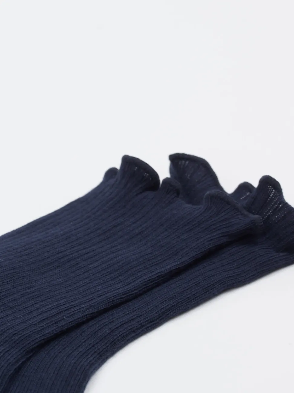 Burlington – Knöchelsocken aus Textil Dunkelblau