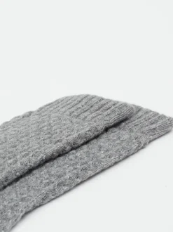 Burlington – Kuschelsocken aus Wolle in Grau