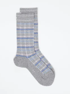 Burlington – Socken aus Baumwollmix mit Glanzfaden