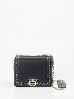 CAFèNOIR – Crossbody Bag aus Synthetikleder Schwarz