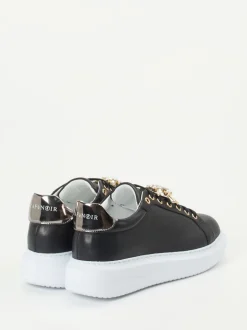 CAFèNOIR – Sneaker aus Lammleder mit Schmuckdetails