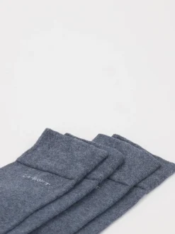Camano – Crew-Socken aus Baumwollmix in Jeansblau