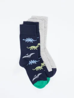 Camano – Kinder-Socken aus Textil mit Dino-Motiven