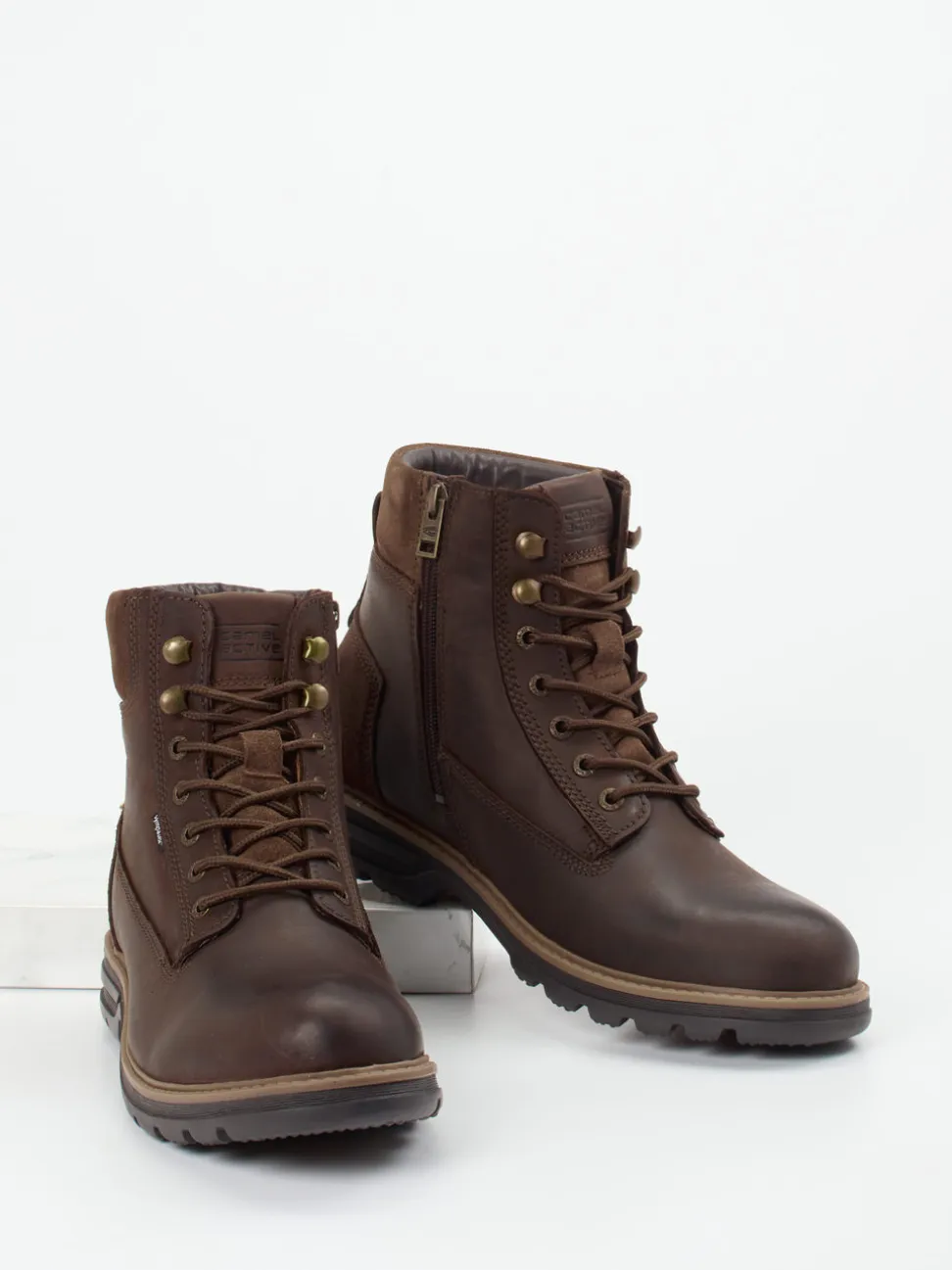 Camel Active – Outdoor-Boots aus Fettleder braun