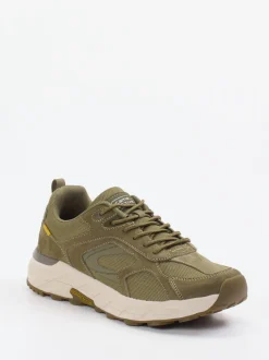 Camel Active – Outdoor-Sneaker aus Nubukleder olivgrün