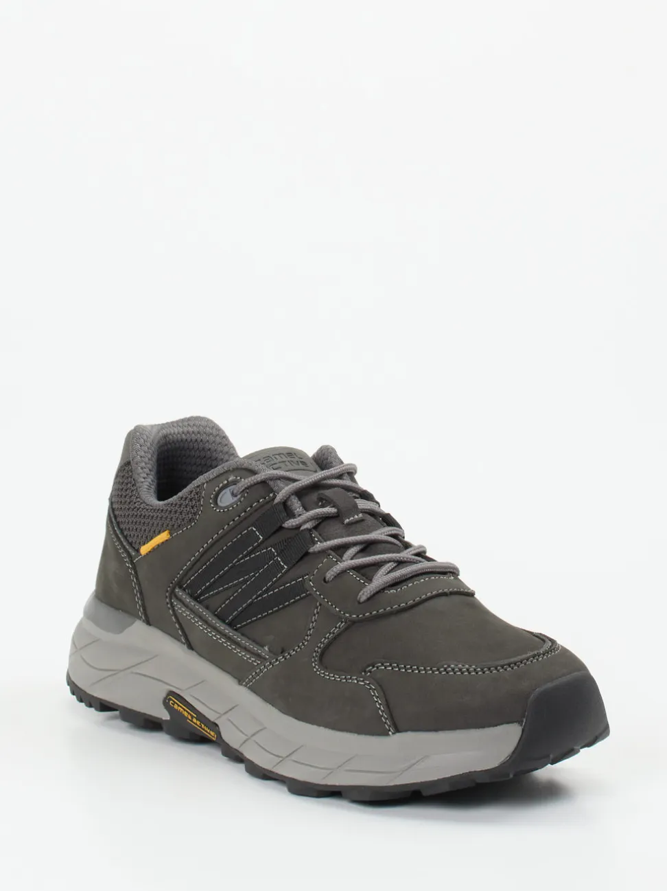 Camel Active – Outdoor-Sneaker aus Nubukleder grau