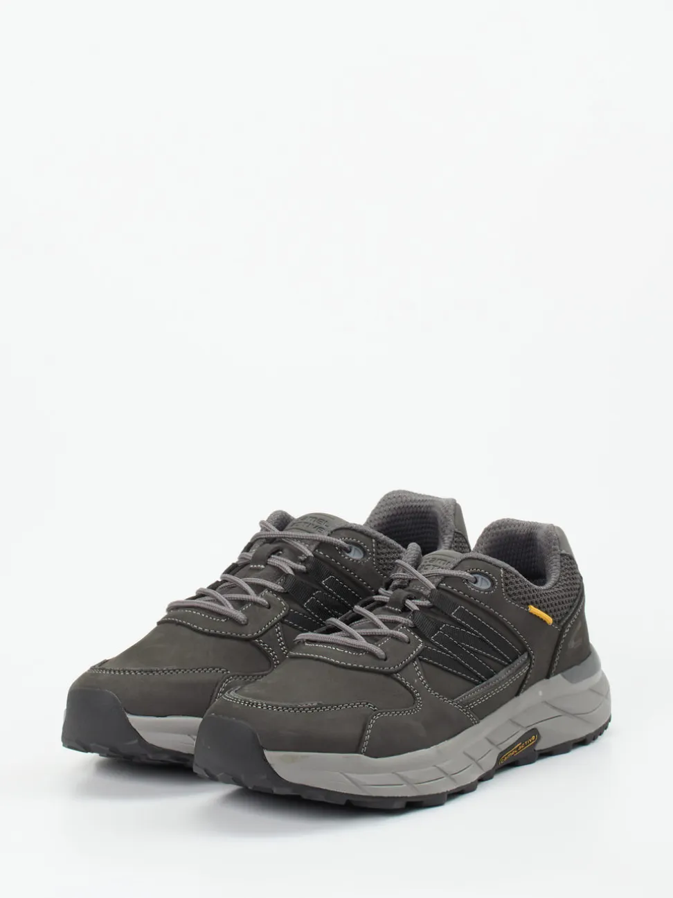 Camel Active – Outdoor-Sneaker aus Nubukleder grau