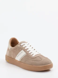 Camel Active – Retro-Sneaker aus Veloursleder Beige