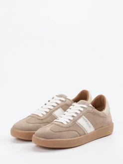 Camel Active – Retro-Sneaker aus Veloursleder Beige