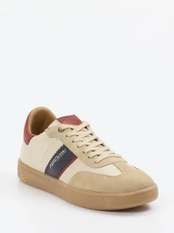 Camel Active – Retro-Sneaker aus Leder in Beige