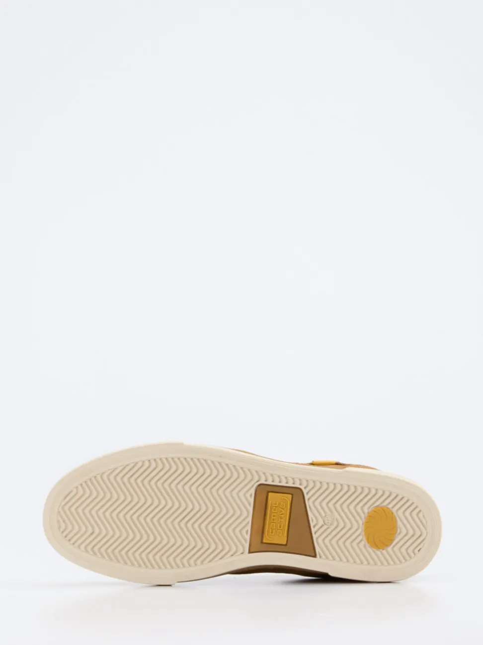 Camel Active – Sneaker aus Leder und Mesh cognacbraun