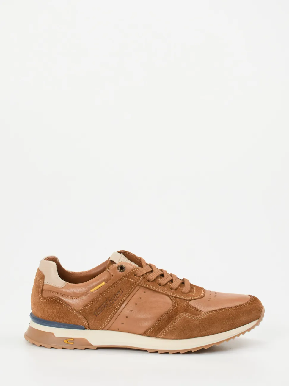 Camel Active – Sneaker aus Kalbleder cognacbraun
