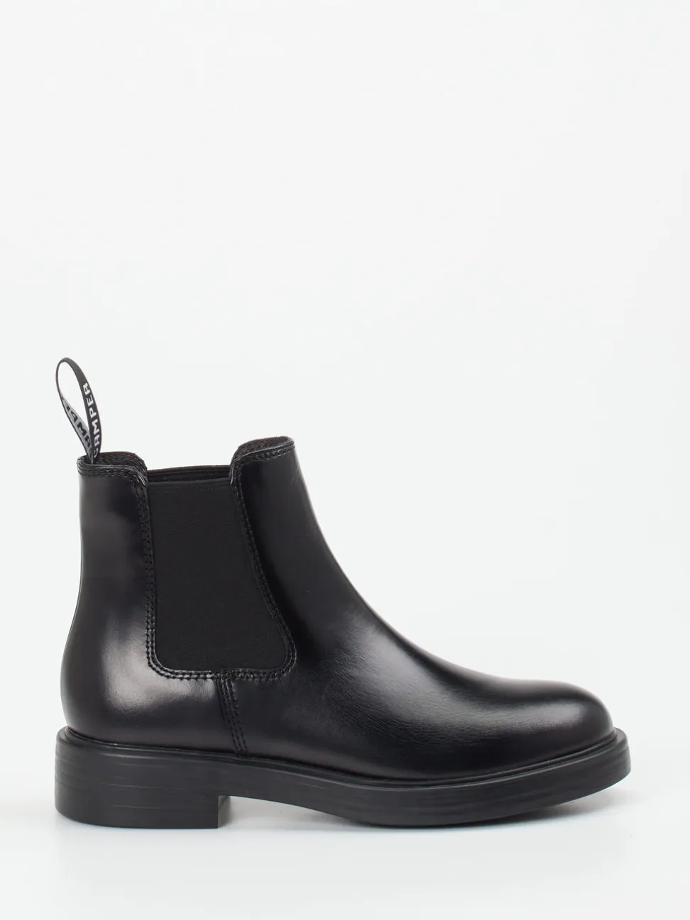 Camper – Chelsea Boots aus Glattleder schwarz