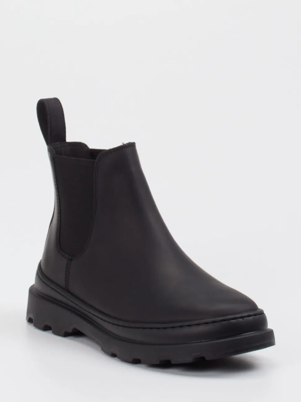 Camper – Chelsea Boots aus Nubukleder schwarz