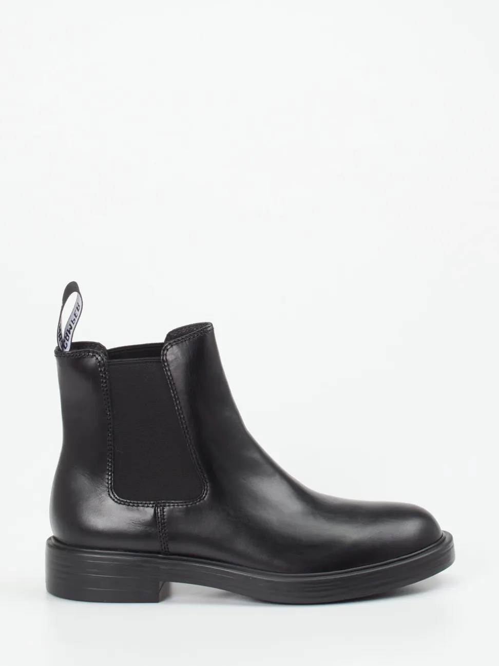 Camper – Chelsea Boots aus Glattleder schwarz
